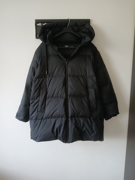 Черно яке zara гъши пух