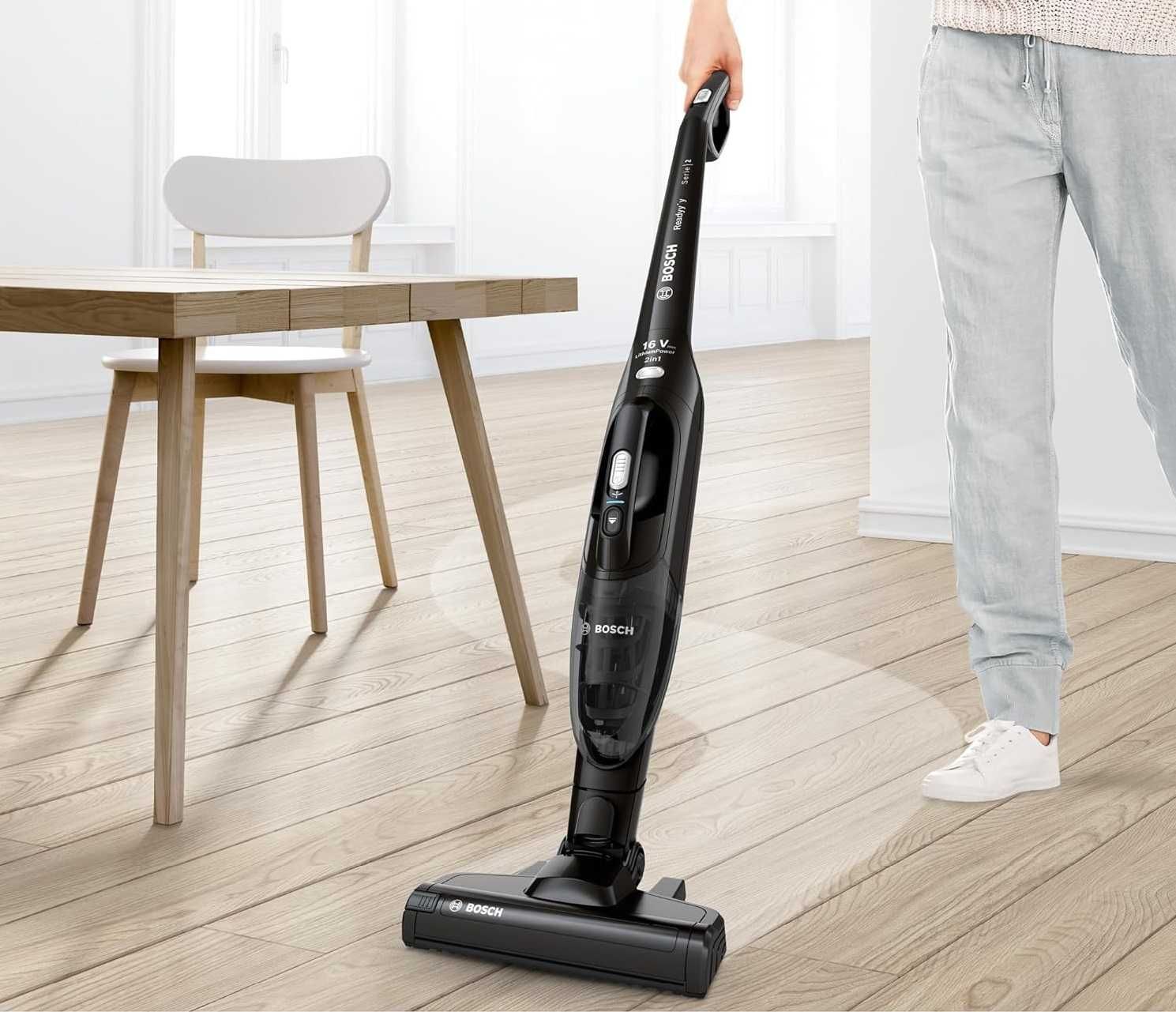 Мощна Безкабелна прахосмукачка BOSCH- 2 in 1 ,Li-ion 40мин.