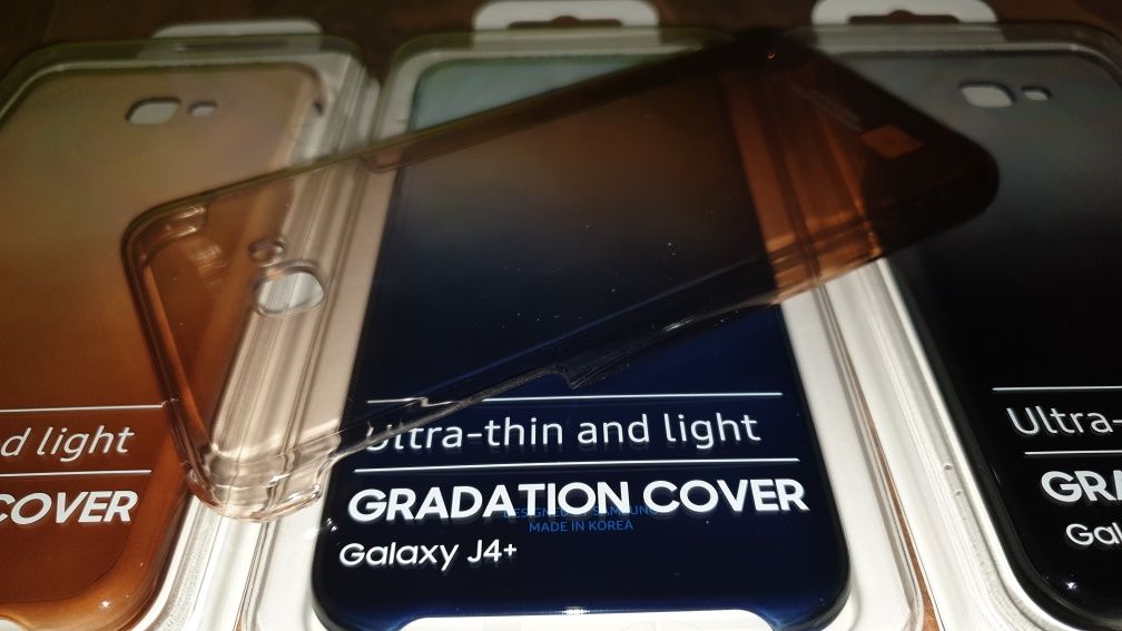 Husa originala Samsung Gradation Cover Galaxy J4+ J4 Plus J415