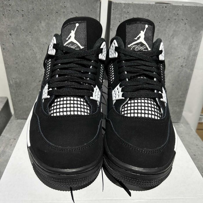 *STOC NOU* Air Jordan 4 White Thunder Nike Air - Verificare Colet -