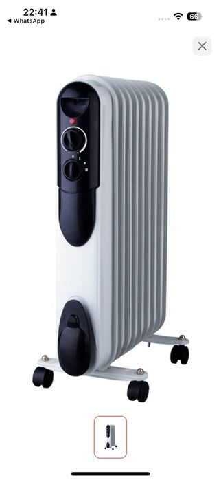 Масляный радиатор ARG W-HOF99-9 белый