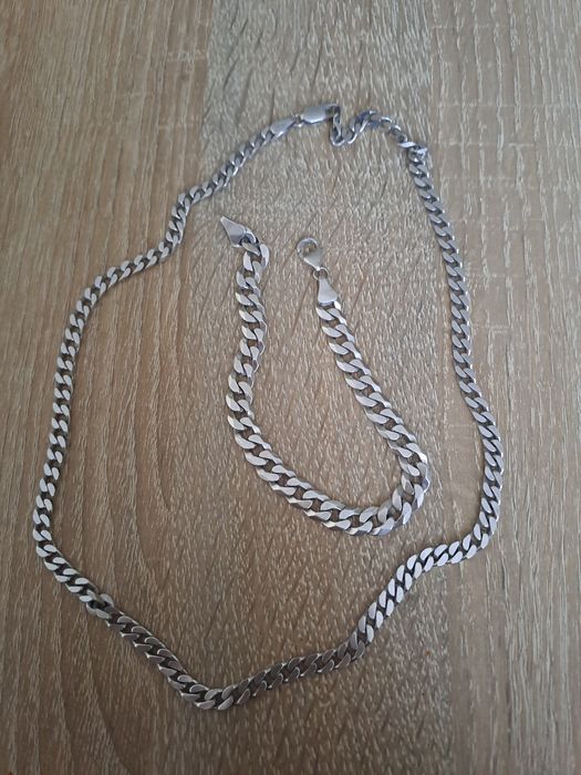 Vand lant si bratara de argint