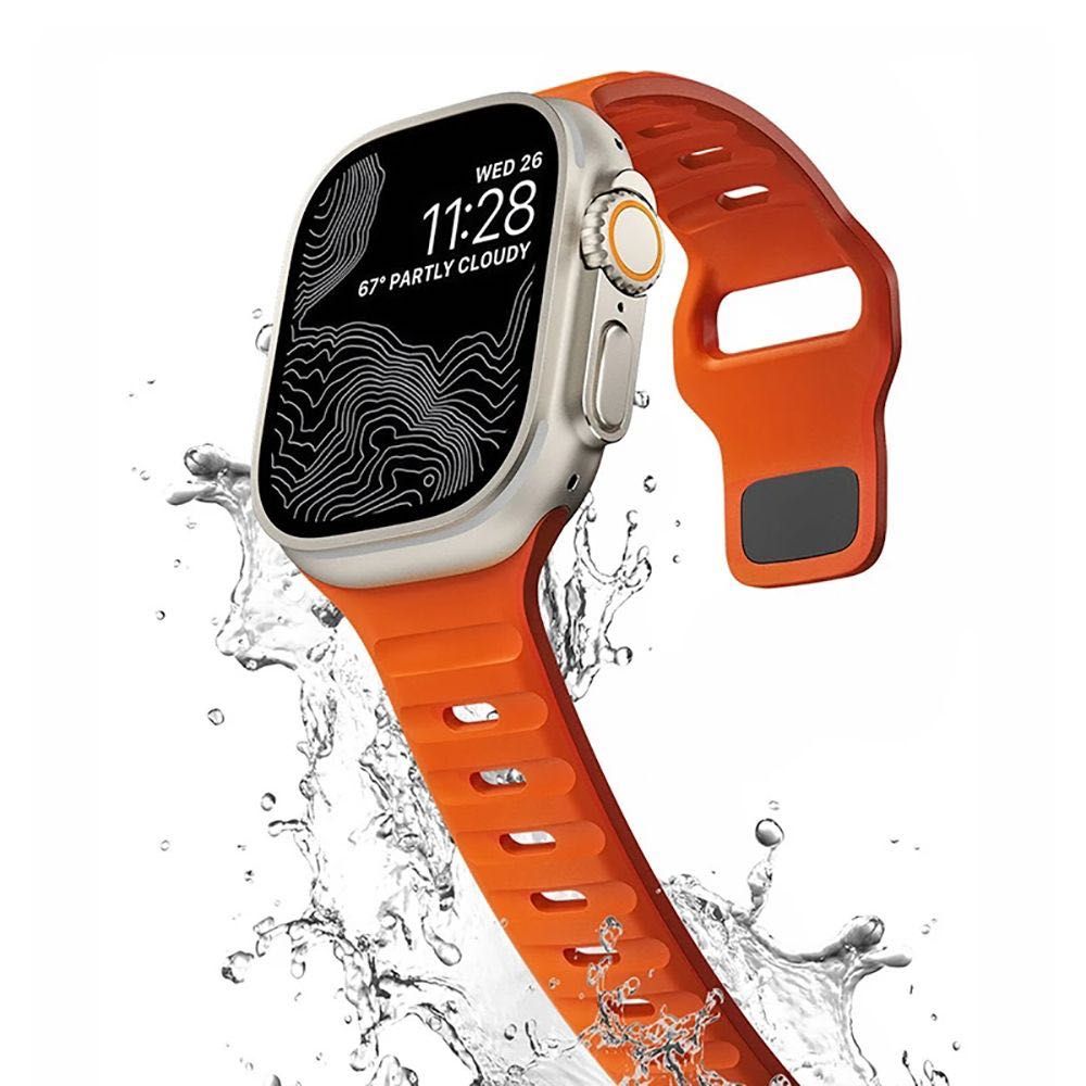 Силиконова каишка за Apple Watch 4/5/6/7/8/9/Se(Ultra)44/45/49 mm)