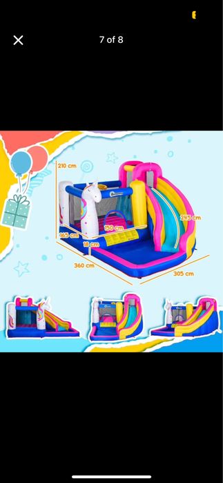 Tobogan Outsunny Unicorn