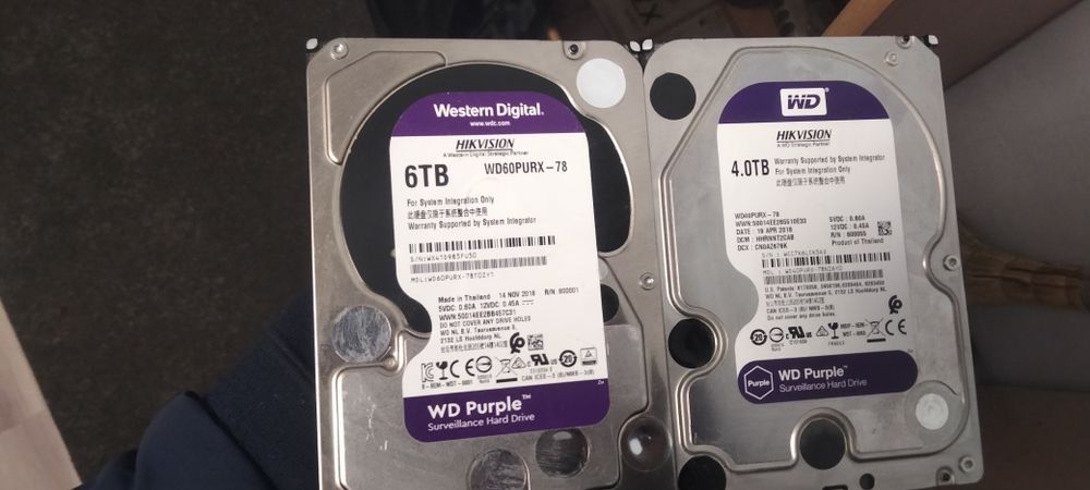 Жесткий диск 6 тб и 4 тб