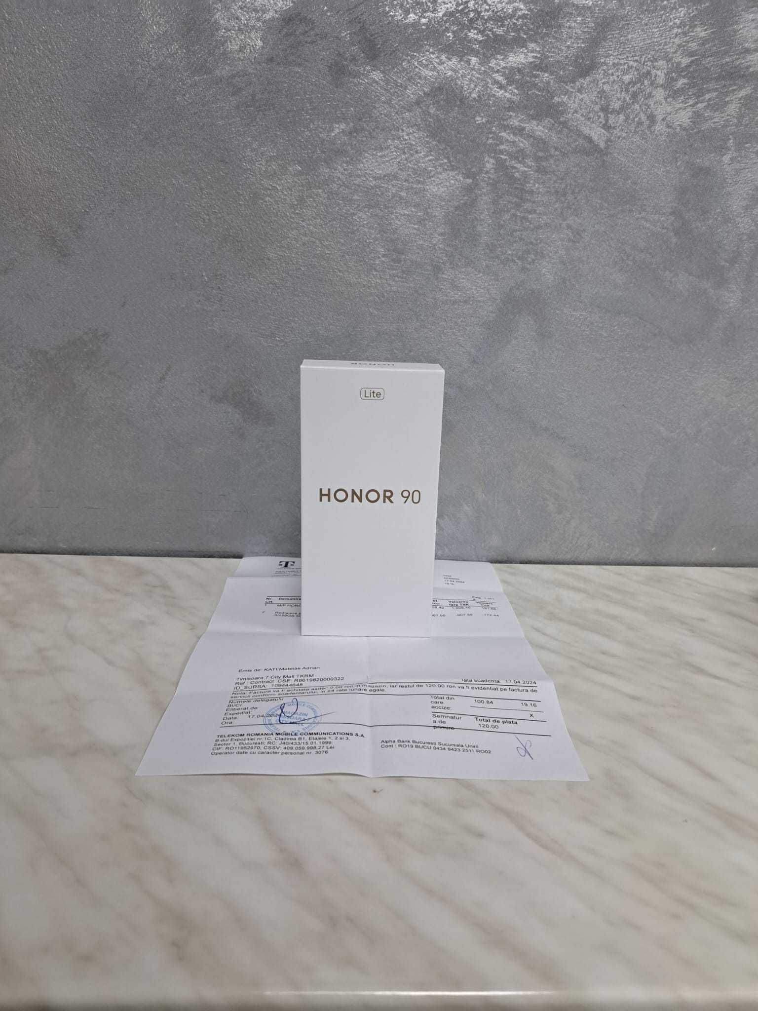 Honor 90 Lite 256/8GB Duos Titanium Silver NOU Bmg Amanet 76613