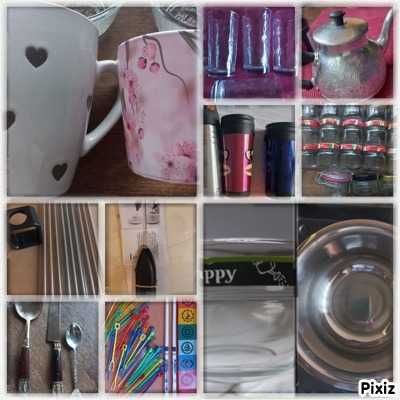 Чаши, купички, чайник, бурканчета, термос, ароматизатори, прибори Буда