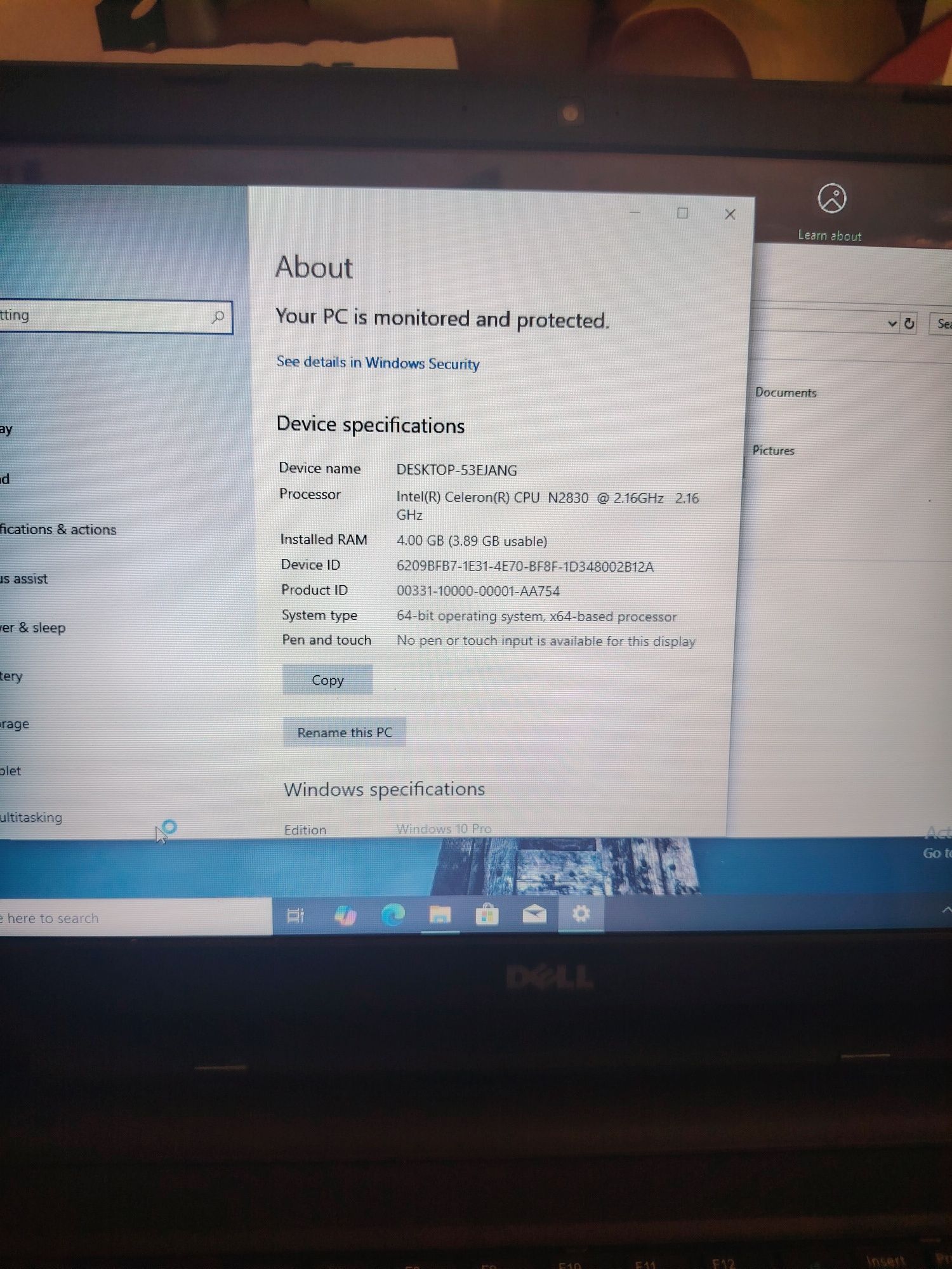 Laptop DELL P28F / Лапроп Делл