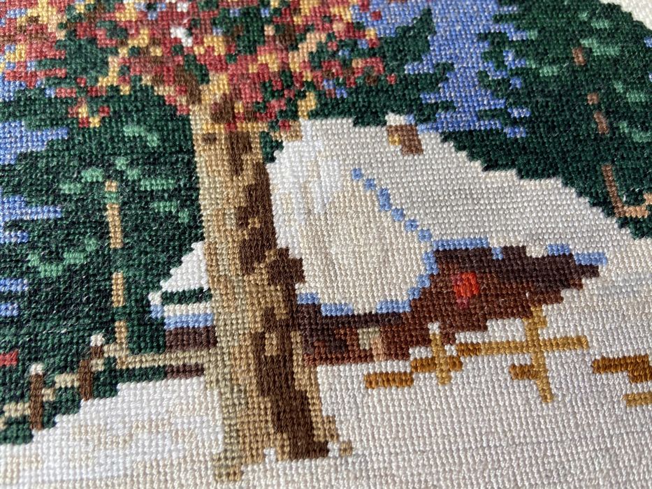 Гоблен Зима, Брези, есен