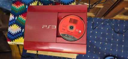 ps3 supersilm editie speciala  culoare red 500gb + controler gta 5