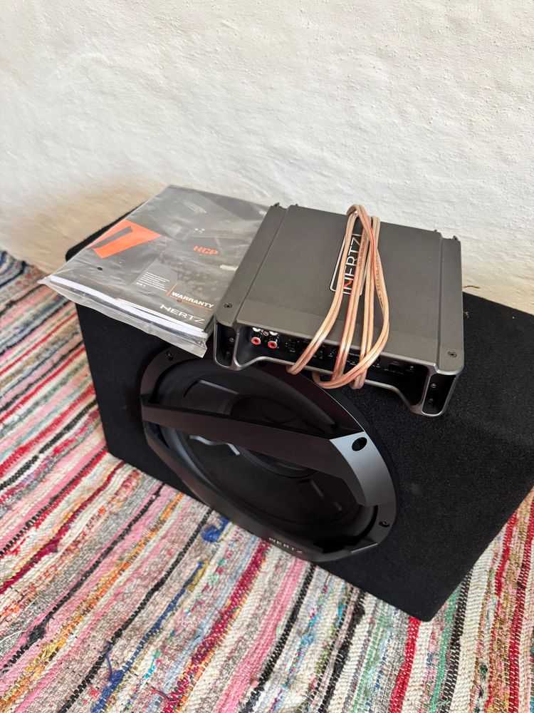 Pachet Subwoofer auto Hertz DBX 30.3 + Amplificator Hertz HCP 2