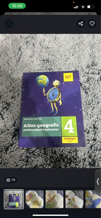 Atlas geografic clasa 4- Romania