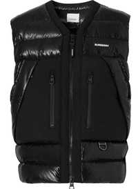 Vesta BURBERRY Logo-print padded gilet