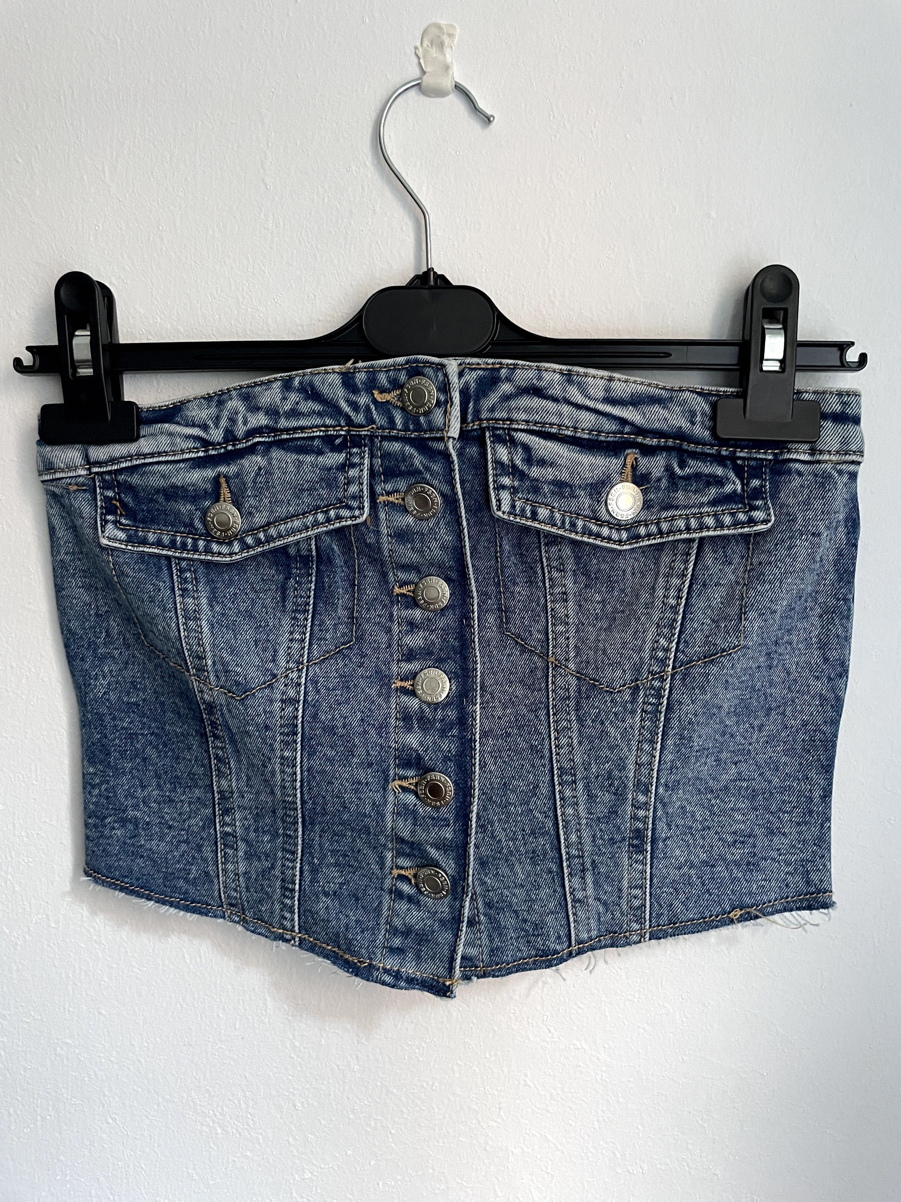 Corset jeans nou, marimea S