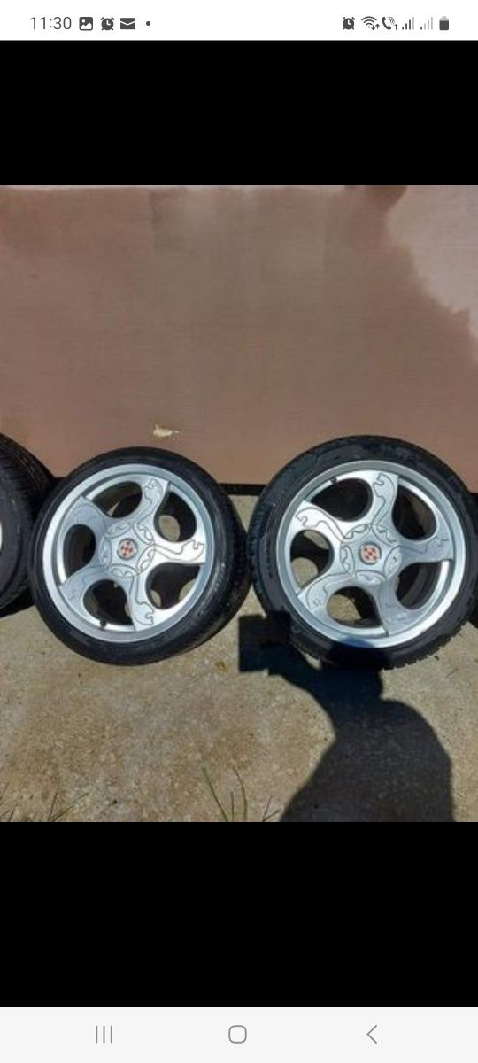 JANTE ALIAJ 5 X 100 R18 * Set 4 bucăți * 450 ron sau schimb*