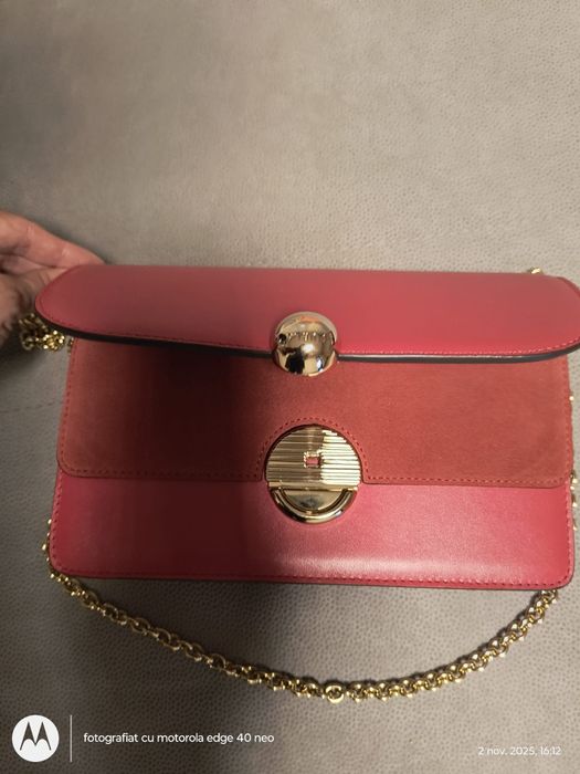 Geantă Furla crossbody de piele Sfera