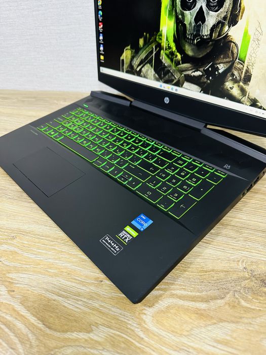 HP Pavilion Gaming Core i5-11Gen+RTX3050Ti Большой 17,3 Дисплей 144Mhz