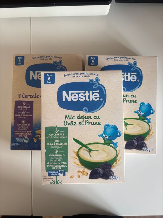 Nestlé cereale 3 cutii de la 6 luni