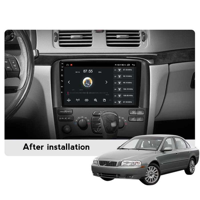 Navigatie Volvo S80 1998-2006,Android 14, 4GB RAM/64GB ROM,9inch
