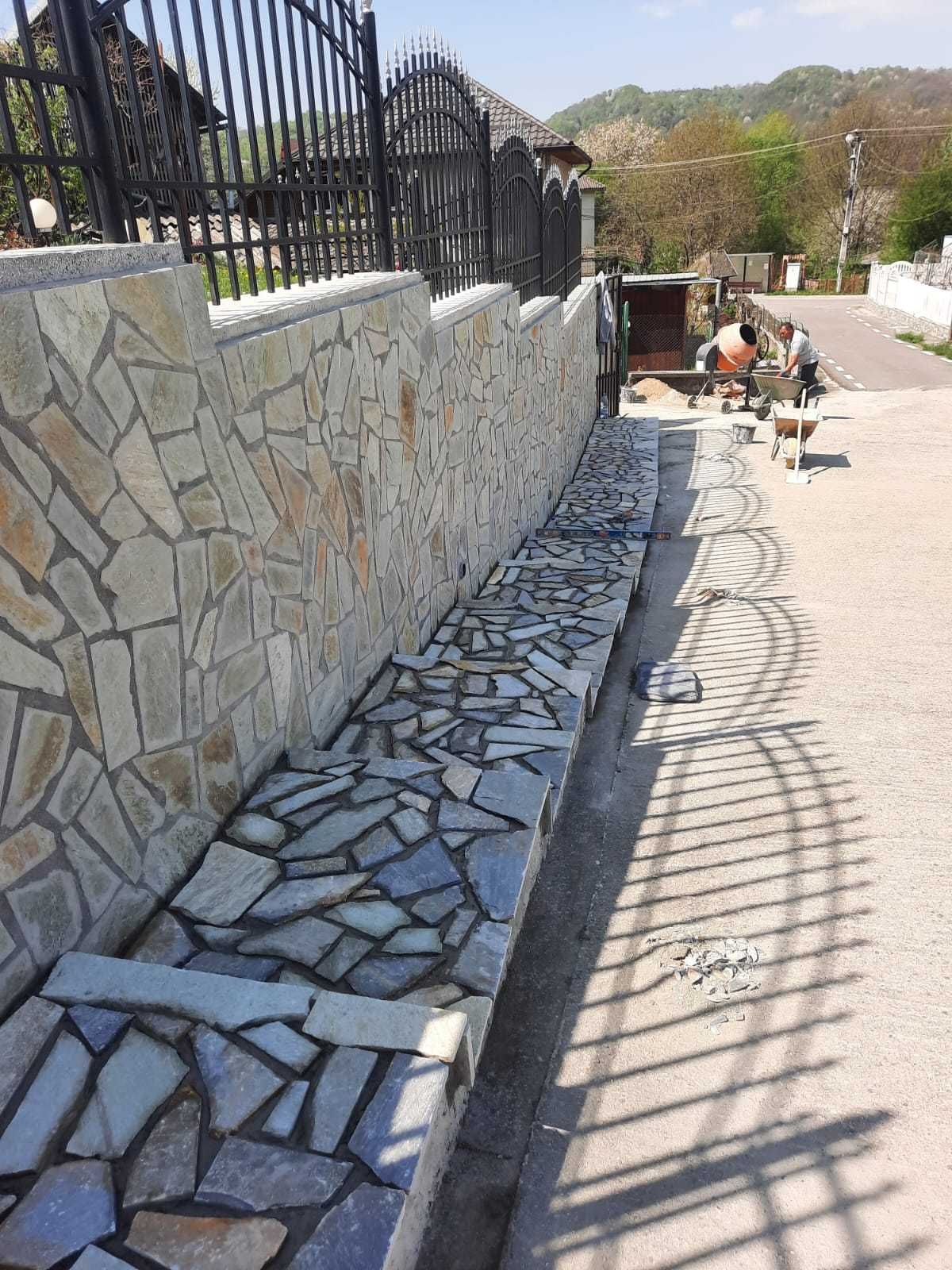 Piatra Naturală de Munte Livrată și Montată Profesional la Tine Acasă