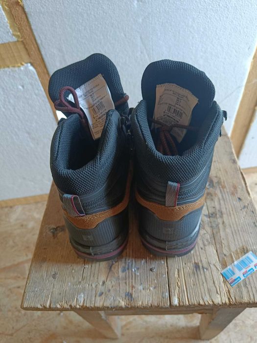 Bocanci Dama - Forclaz MT100 Leather Wide Brown Women, mărimea 37