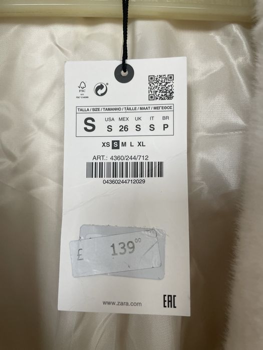 Палто ZARA размер S