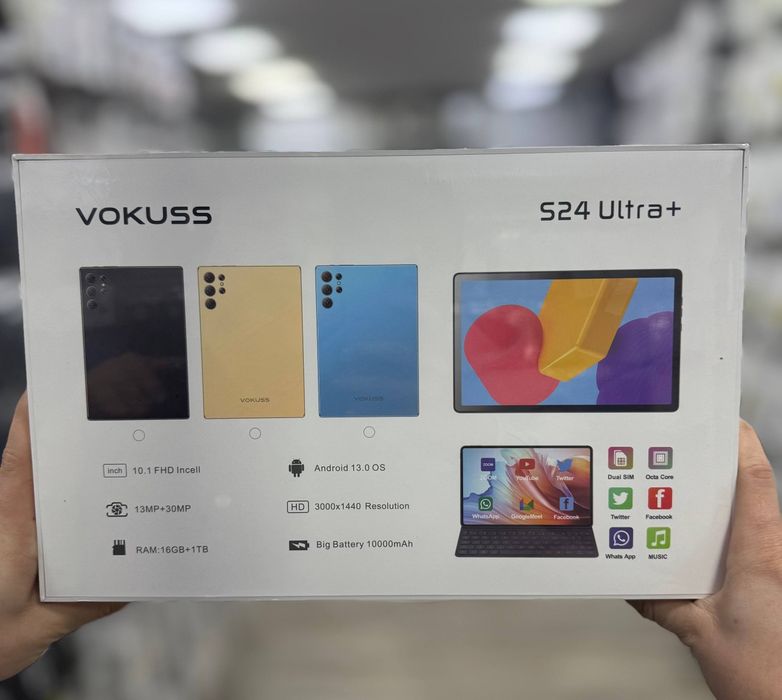 VOKUSS S24 Ultra+ Planshet MAXIMUM yangilangan kuch (optom)