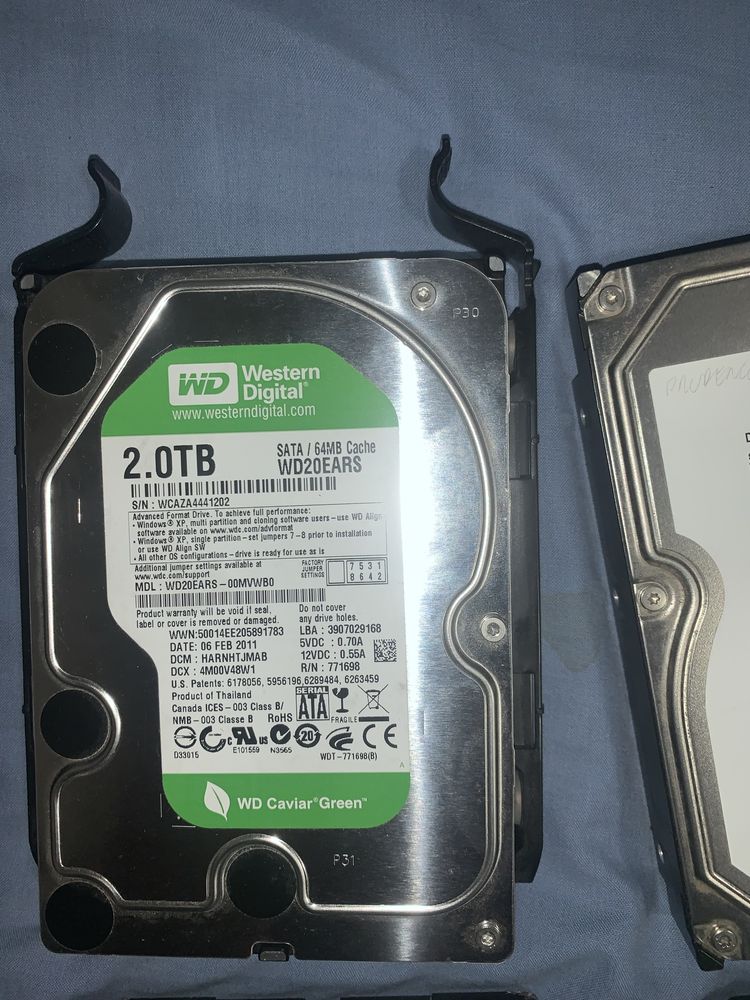 Hard disk-uri de 2 tb 1tb 750 gb 500gb 250gb 150gb