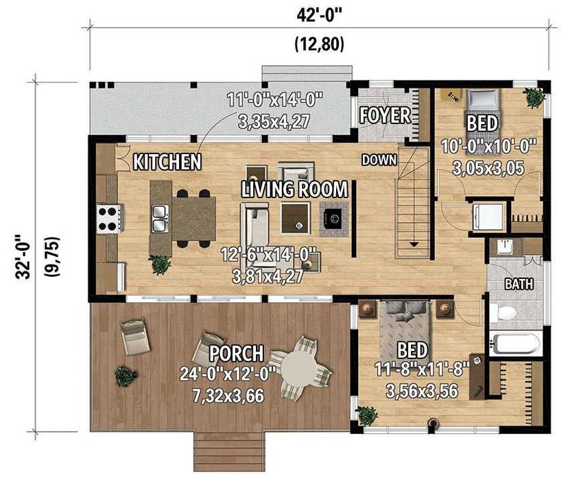 Сглобяеми къщи, Преместваеми, Модулни, Преносими Жилищни - 95м2 Кредит
