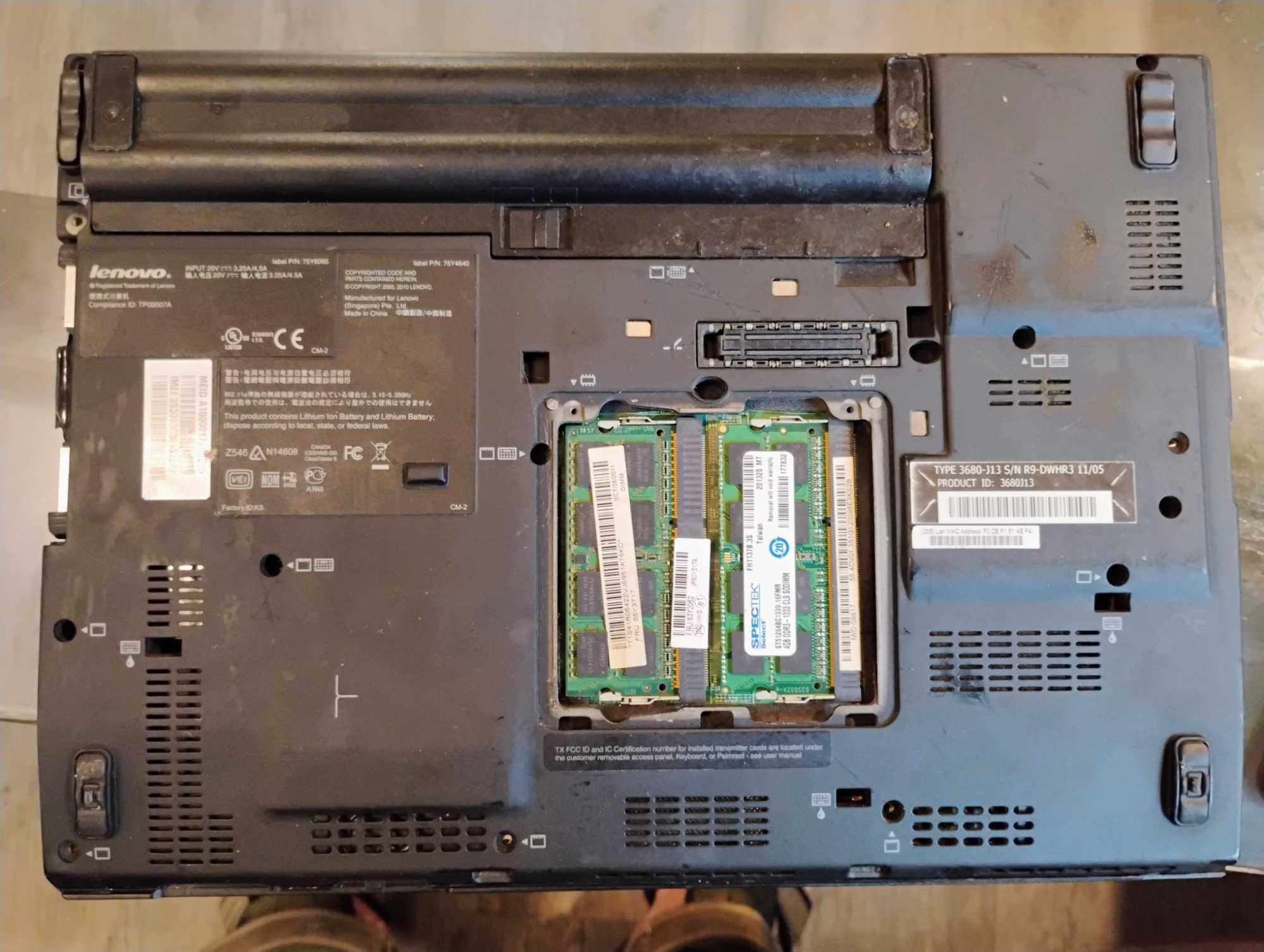 Лаптоп lenovo thinkpad x201