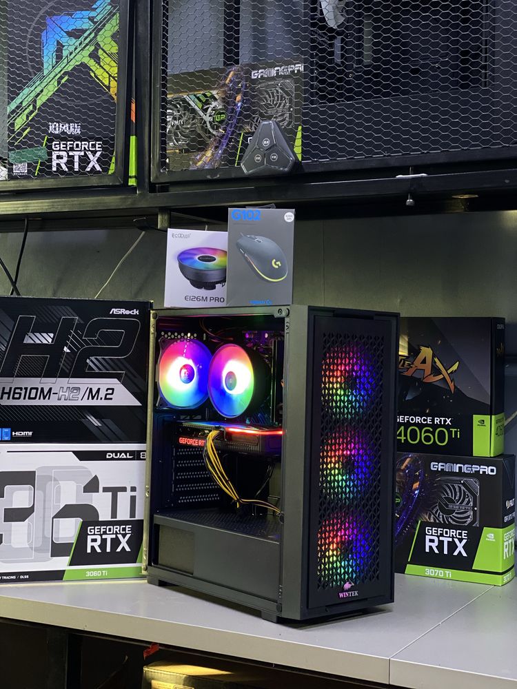 Суперакция!Мощный игровой компьютер для cs2. I512400f/RTX3060ti/16gb/
