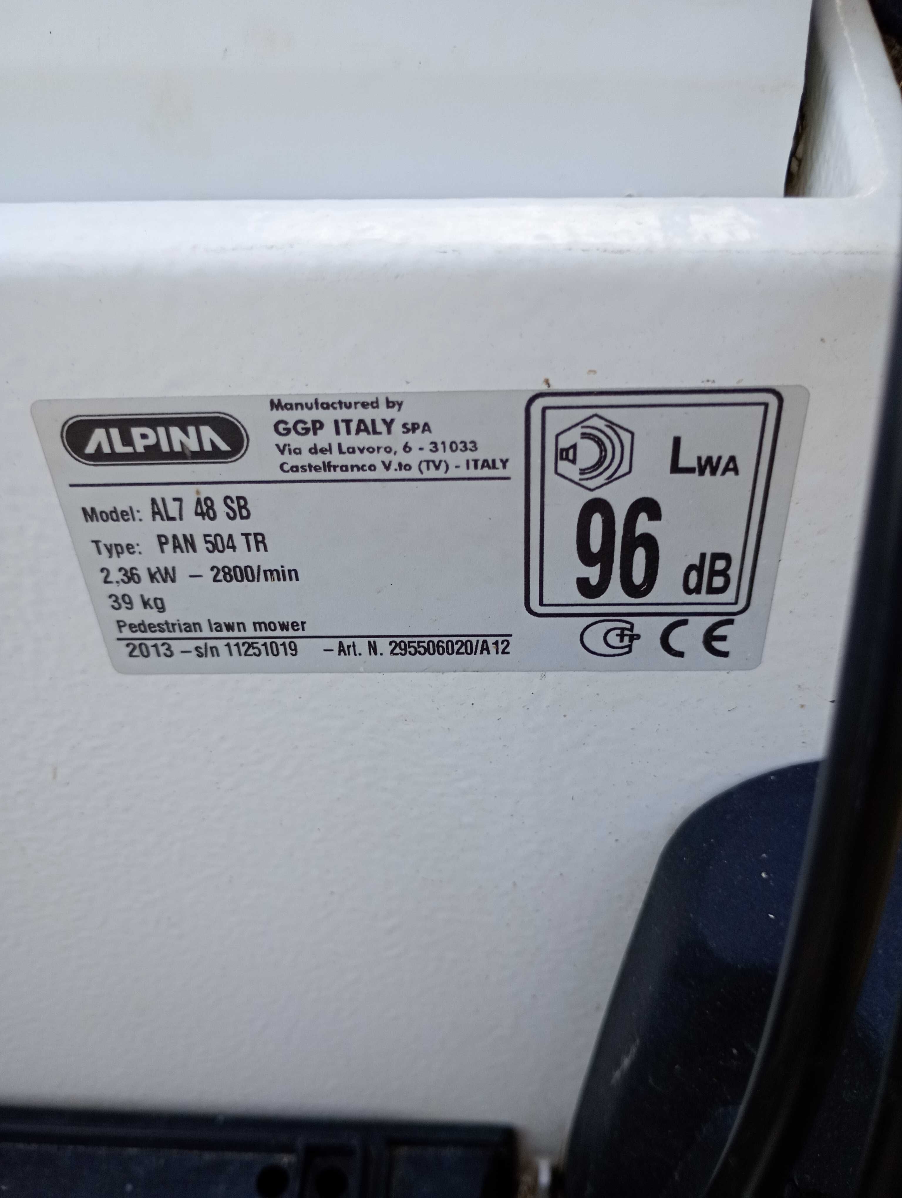 Alpina Briggs & Stratton алуминиев корпус за самоходна косачка.