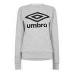 Дамски суитшърт блуза Umbro размер S цвят сив