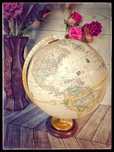 винтидж глобус Replogle Globemaster 12" с релеф