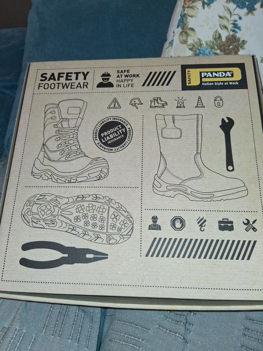 Работни обувки/кубинки/ panda marine 44 номер