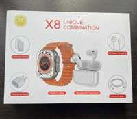 Новые Смарт часы X8 ultra комплект / подарок / умные часы