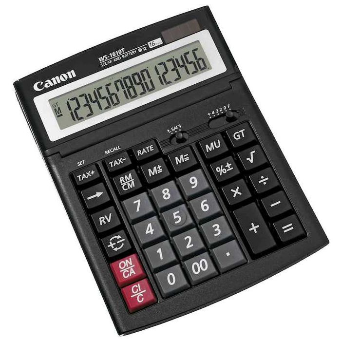 Продавам КАЛКУЛАТОР CANON WS-1610T само за 19.99 лв.
