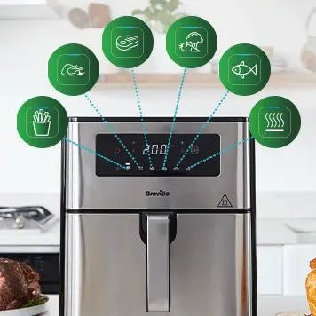 Friteuza cu aer cald Breville Halo Air XL VDF131X-01