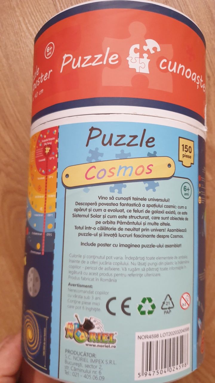 Puzzle Cosmos 150 piese de la Noriel 5-12 ani