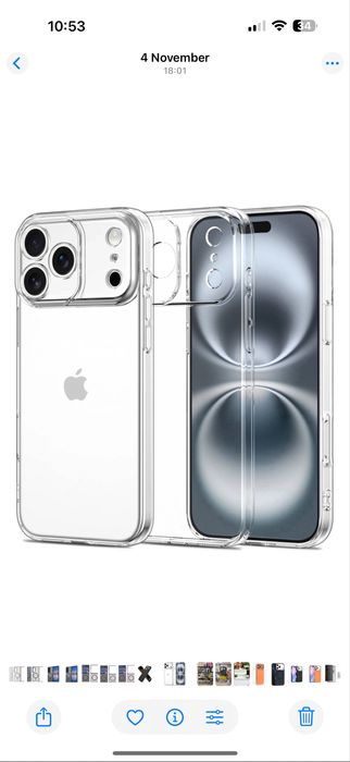 Iphone 13/14/15/16E/17 PRO MAX PLUS AIR Husa Silicon Clara Protectie