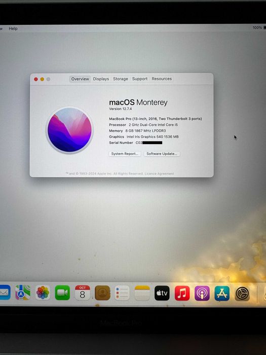 Macbook Pro 2016 A1708