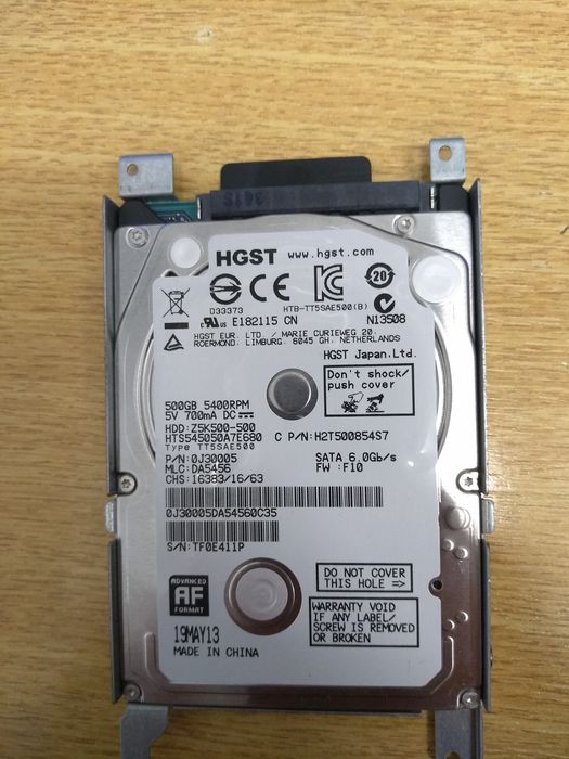 HDD 500 GB perfect functional