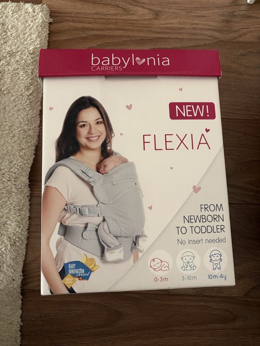 Раница за носене Babylonia, SSC-Flexia, ергономична, наситено сиво