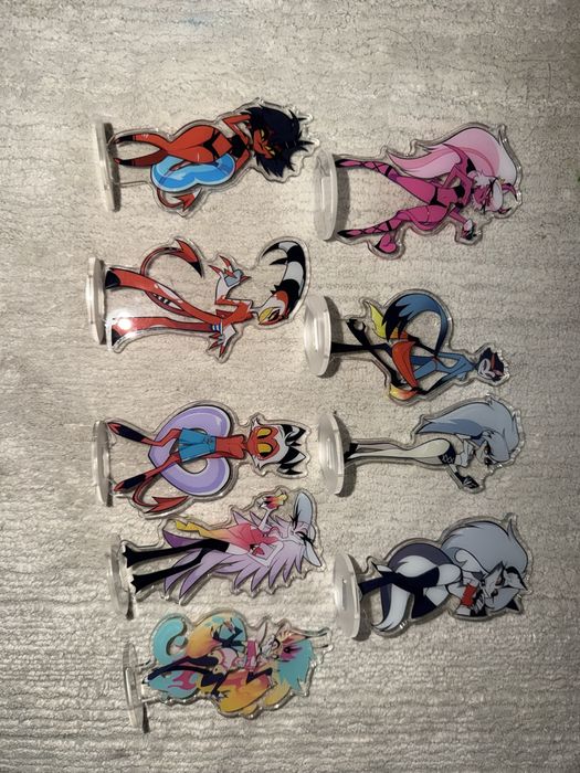 Акриловые фигурки 9шт