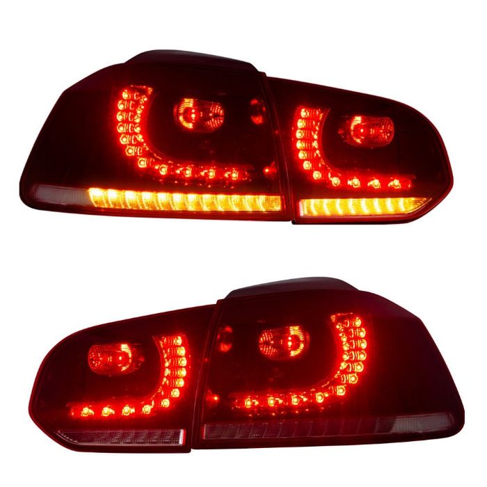 Stopuri LED Golf 6 2008-up R20 Design Semnal Secvential Dinamic