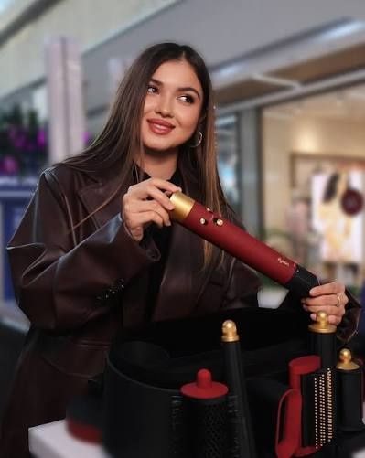 Мультистайлер Dyson Airwrap HS08 Red Velvet/Gold