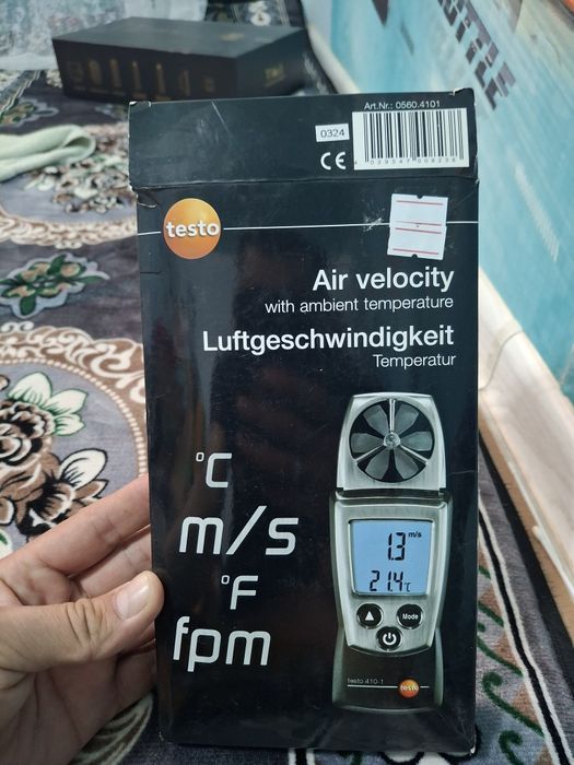 крыльчатый анемометр testo 410-1.