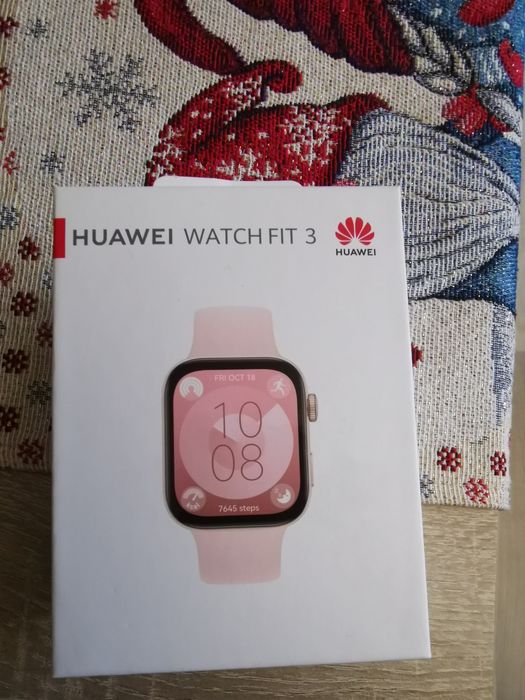Huawei watch fit 3 розов цвят