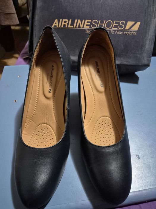 Pantofi dama, AIRLINE Shoes, Portugalia, piele naturala, 43, noi