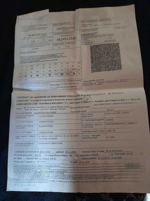 Fiat Punto de vanzare!